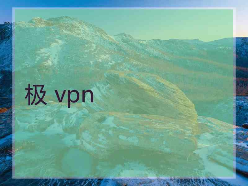 极 vpn 极 vpn