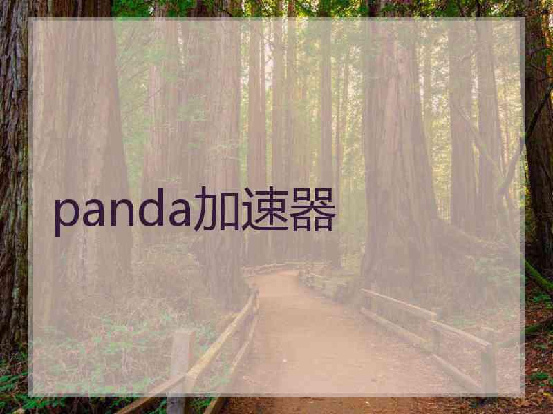 panda加速器 panda加速器