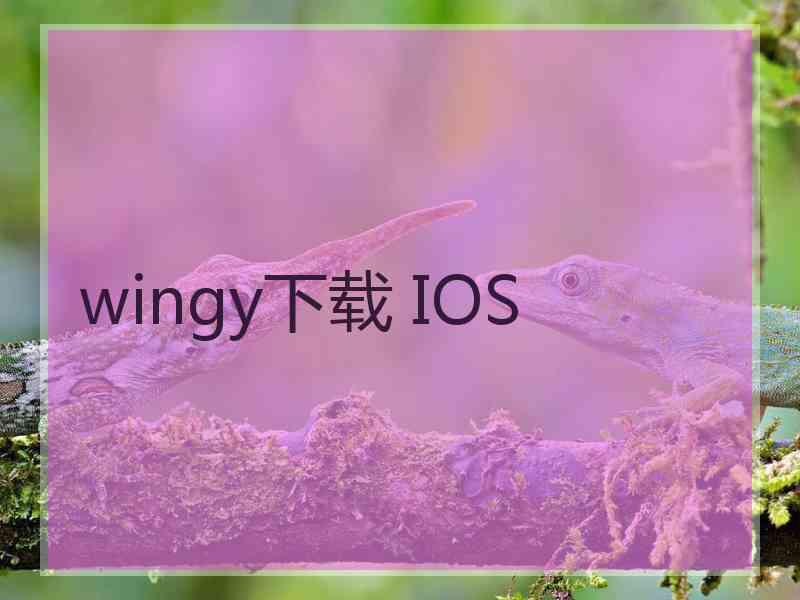 wingy下载 IOS wingy下载 IOS