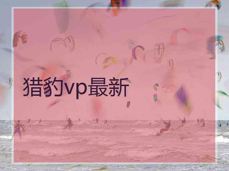 猎豹vp最新 猎豹vp最新