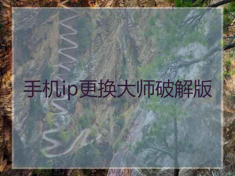 手机ip更换大师破解版