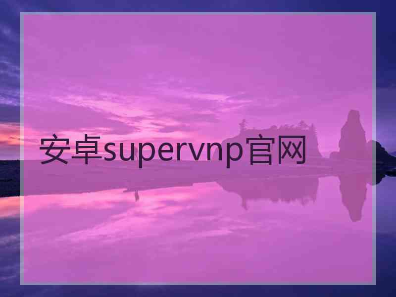 安卓supervnp官网