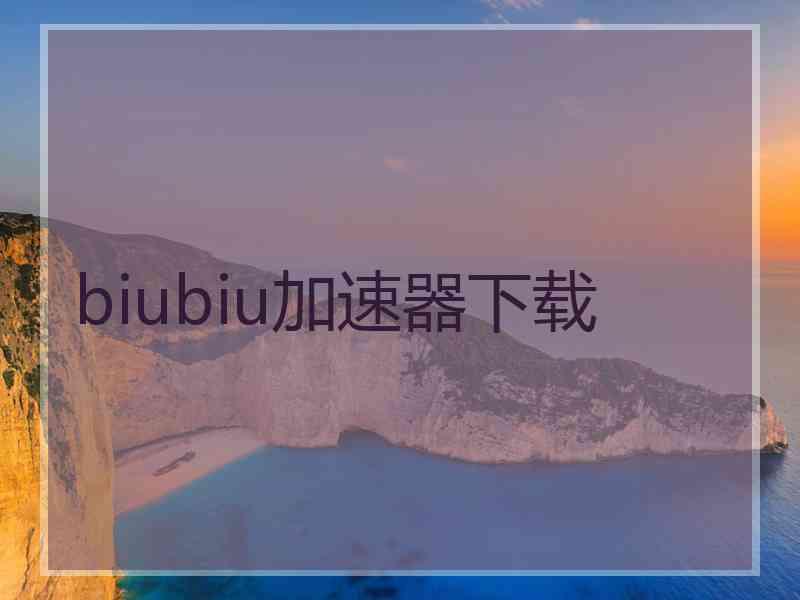 biubiu加速器下载