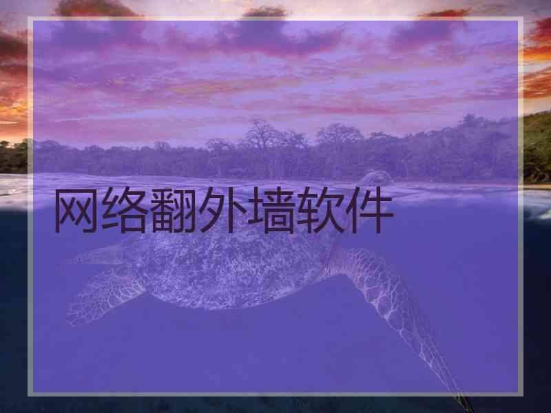 网络翻外墙软件