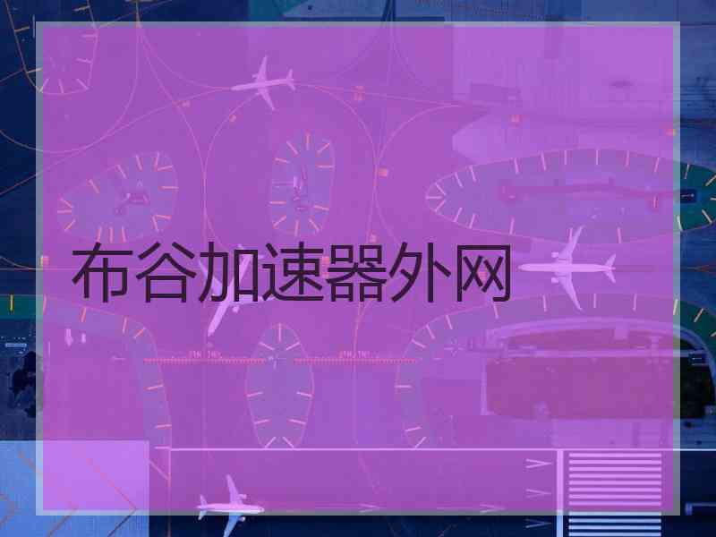 布谷加速器外网
