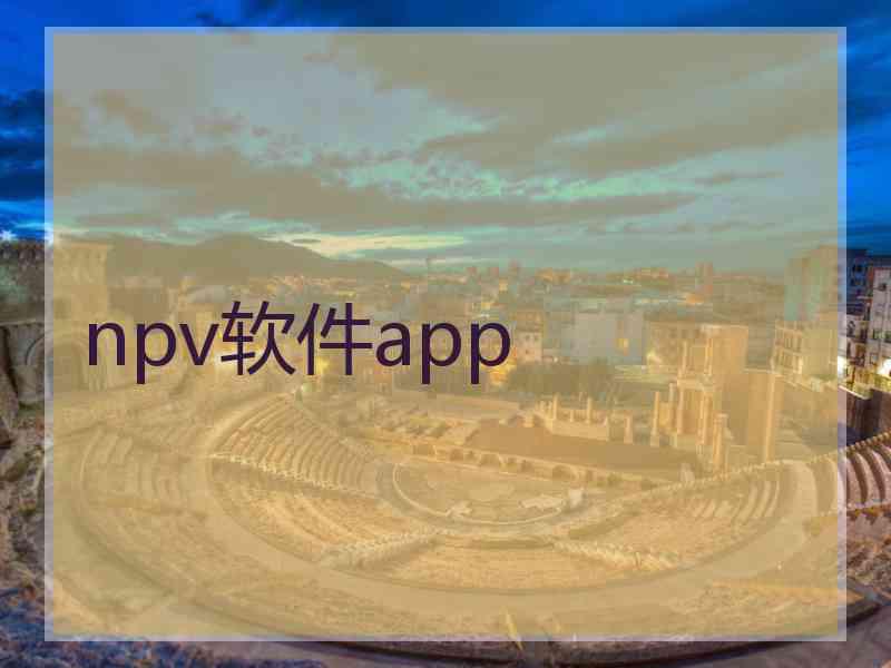 npv软件app