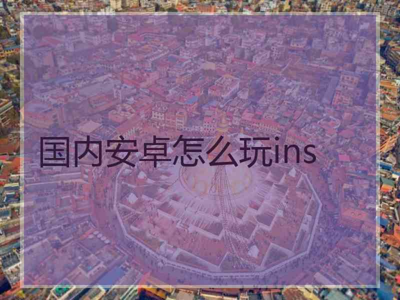 国内安卓怎么玩ins