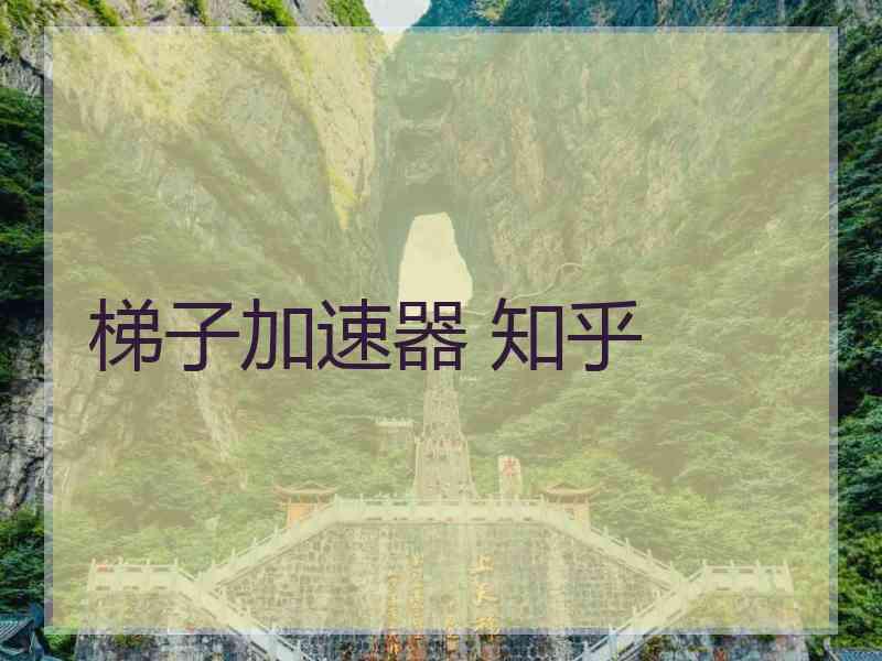 梯子加速器 知乎