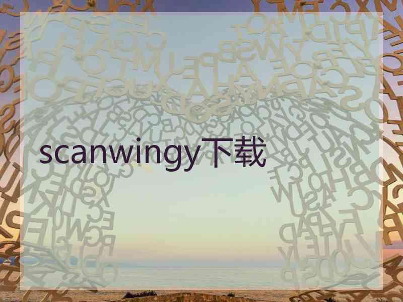 scanwingy下载