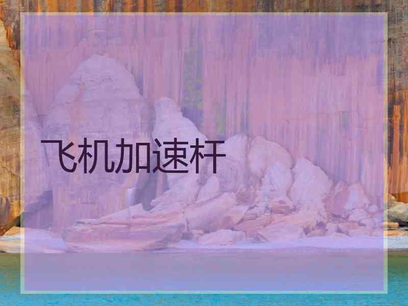 飞机加速杆