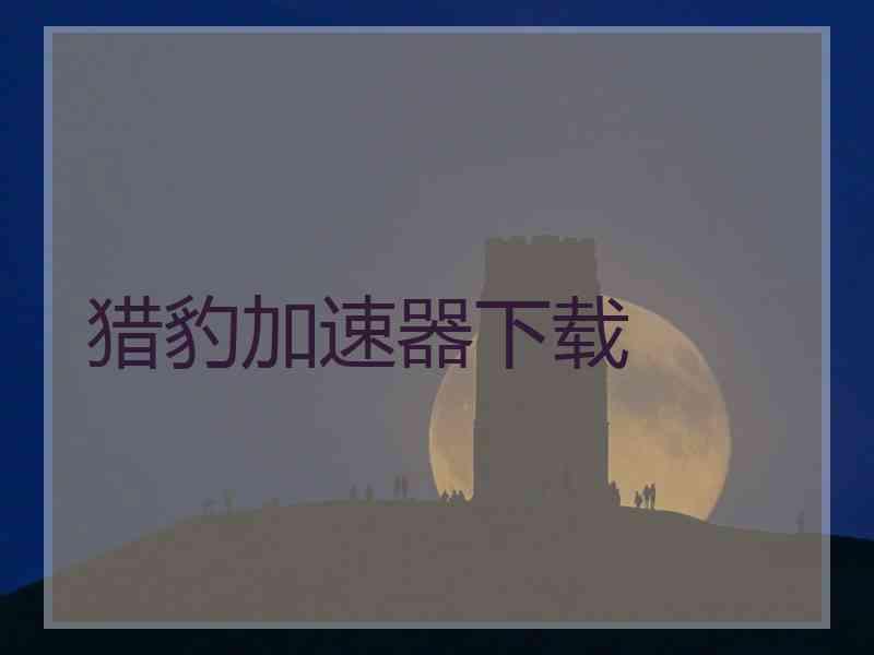 猎豹加速器下载
