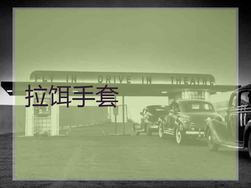 拉饵手套