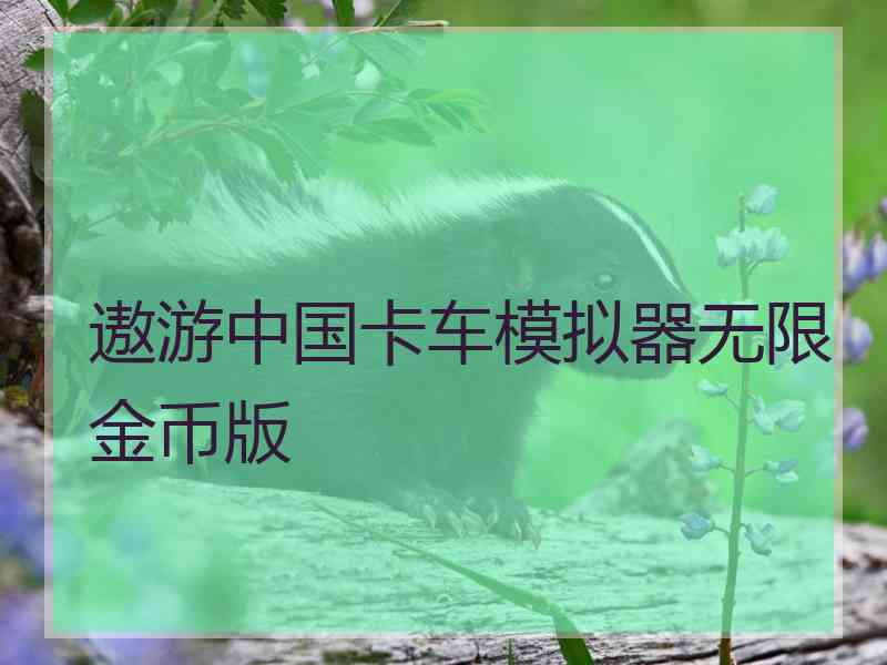 遨游中国卡车模拟器无限金币版