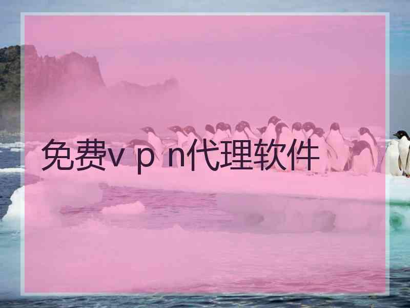 免费v p n代理软件