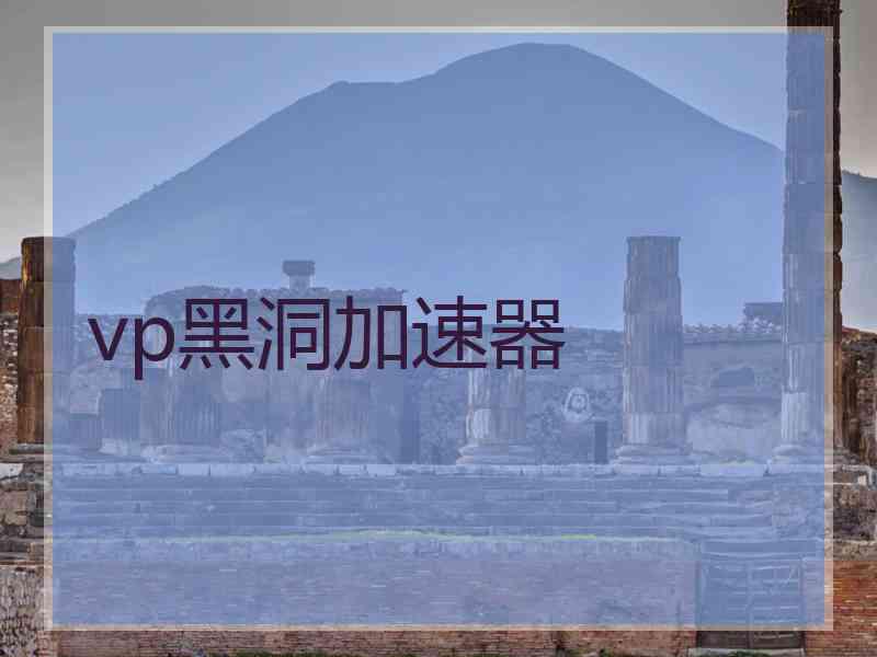 vp黑洞加速器