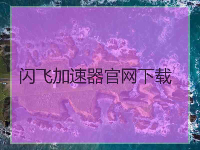 闪飞加速器官网下载