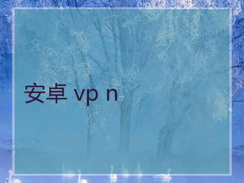 安卓 vp n