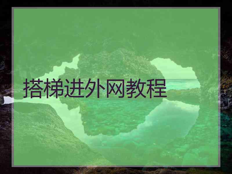 搭梯进外网教程