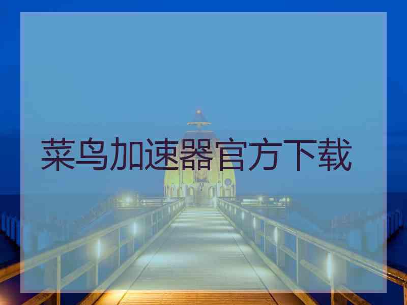 菜鸟加速器官方下载