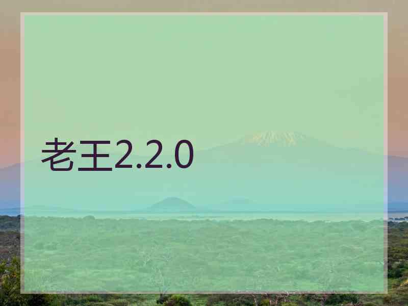 老王2.2.0