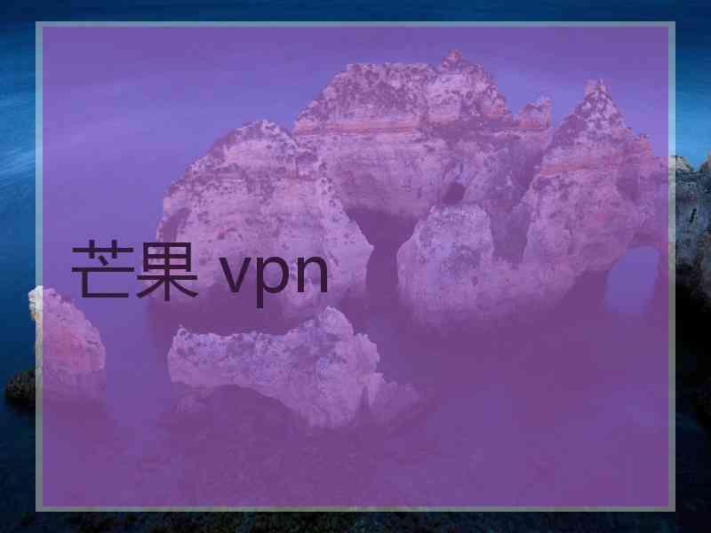 芒果 vpn