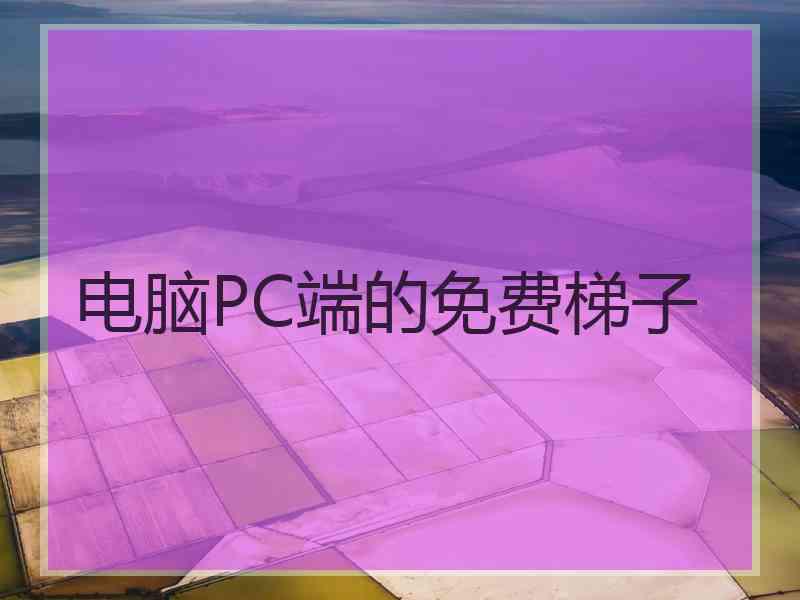电脑PC端的免费梯子