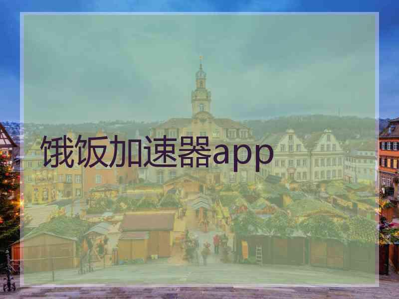 饿饭加速器app