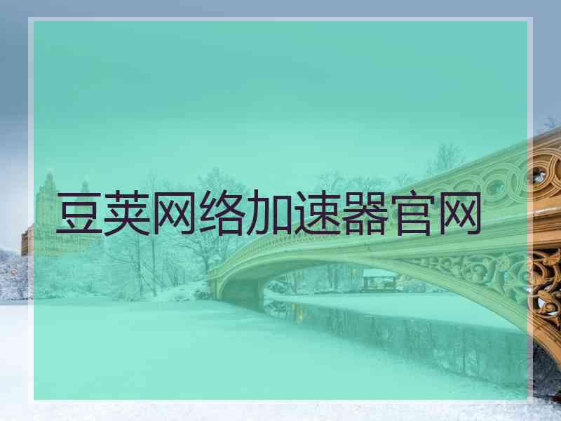 豆荚网络加速器官网